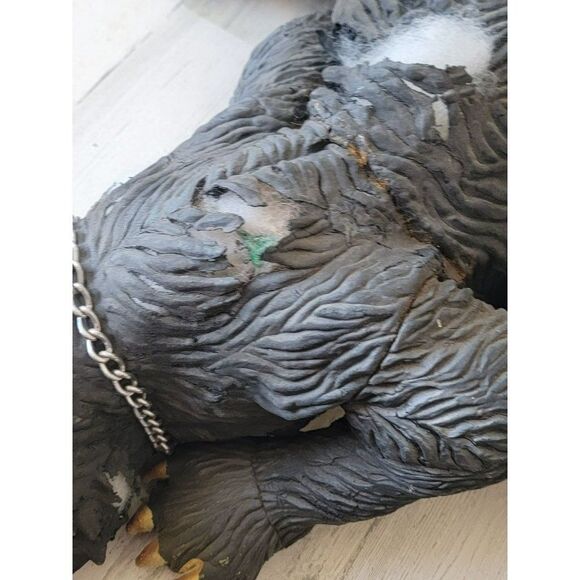 Vintage AS IS rubber attack black cat large Halloween pop decor - Picture 12 of 16